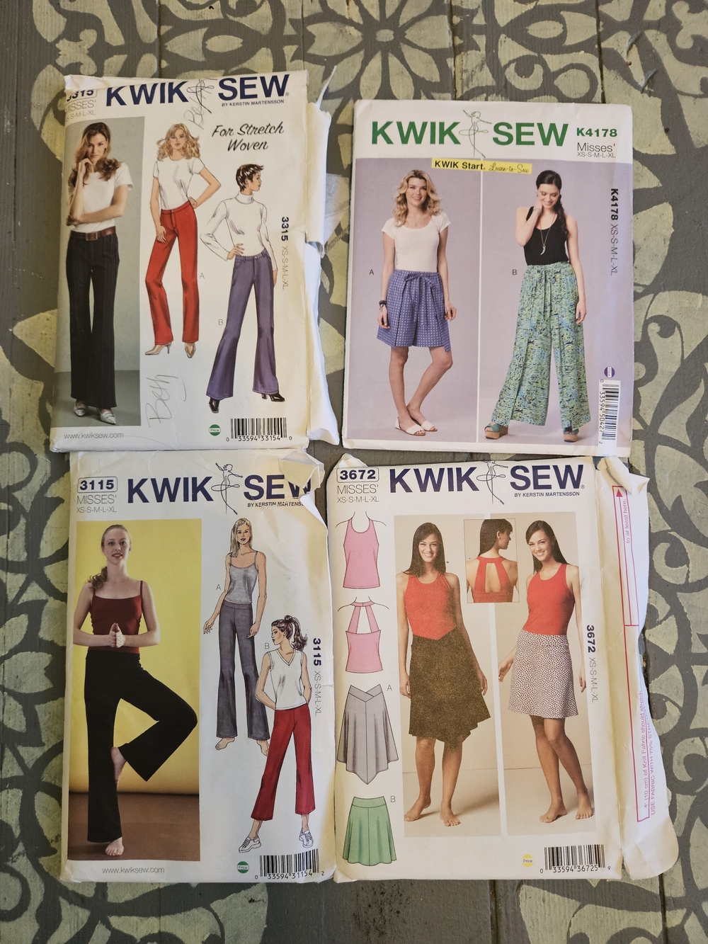 Kwik Sew Sewing Patterns